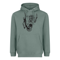 Sage b&w claptrap   borderlands Heavyweight Hoodie - tuanDangUi