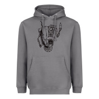 Storm b&w claptrap   borderlands Heavyweight Hoodie - tuanDangUi