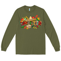 Army Green cinco de mayo director Long Sleeve Tee - CowGirlArtShop