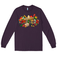 Plum cinco de mayo director Long Sleeve Tee - CowGirlArtShop