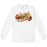 White cinco de mayo director Long Sleeve Tee - CowGirlArtShop