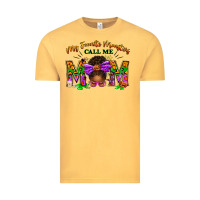 Vintage Mustard My Favorite Monsters Call Me Mom Vintage Tee - texasbilliewilder