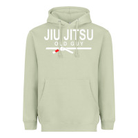 Matcha Jiu Jitsu Old Guy Heavyweight Hoodie - tuanDangUi