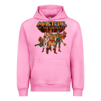 Fuchsia Pink he man white color Urban Hoodie - tuanDangUi