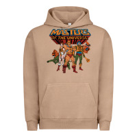 Pigment Burro he man white color Urban Hoodie - tuanDangUi