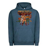 Pigment Midnight Navy he man white color Urban Hoodie - tuanDangUi