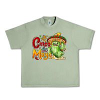 Oil Green Cinco de mayo with cactus Urban Heavy Tee - NancyCooperArtShop