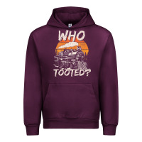 Mauve Wine Who Tooted Funny Train Lovers And Railroad Retro Vintage Urban Hoodie - tuanDangUi