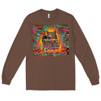Chestnut mama bear leopard and aztec Long Sleeve Tee - RanaPortraitStore