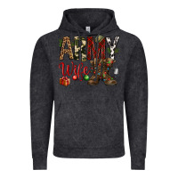 Vintage Black Christmas Army wife Vintage Hoodie - NancyCooperArtShop