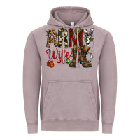 Vintage Zinc Christmas Army wife Vintage Hoodie - NancyCooperArtShop