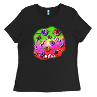 Halloween Candy  Patches Ladies Tee | Teevron