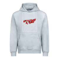 Heather Grey Lets Start A Riot GIFT 1 Urban Hoodie - tuanDangUi