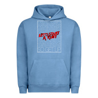 Pigment Pebble Blue Lets Start A Riot GIFT 1 Urban Hoodie - tuanDangUi