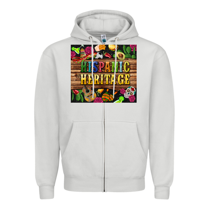 Hispanic Heritage Tumbler Zipper Hoodie by BundleAndBundleShop | Teevron