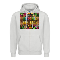 Dove Grey hispanic heritage tumbler Zipper Hoodie - BundleAndBundleShop