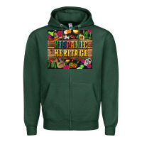 Sports Green hispanic heritage tumbler Zipper Hoodie - BundleAndBundleShop