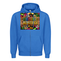 True Royal hispanic heritage tumbler Zipper Hoodie - BundleAndBundleShop