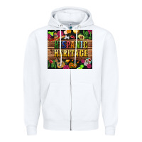 White hispanic heritage tumbler Zipper Hoodie - BundleAndBundleShop