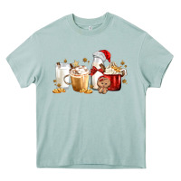 Arona Christmas Milk and Cookie Latte Coffee Cups Heavy Core Tee - MaliasSmallBusiness