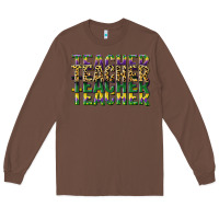 Chestnut teacher mardi gras Long Sleeve Tee - CowGirlArtShop