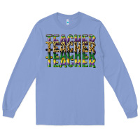 Colony Blue teacher mardi gras Long Sleeve Tee - CowGirlArtShop