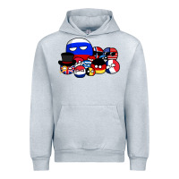 Heather Grey countryballs pullover Urban Hoodie - tuanDangUi