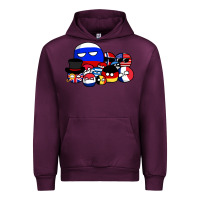 Mauve Wine countryballs pullover Urban Hoodie - tuanDangUi