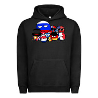 Pigment Black countryballs pullover Urban Hoodie - tuanDangUi