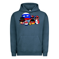 Pigment Midnight Navy countryballs pullover Urban Hoodie - tuanDangUi