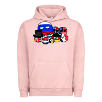 Pigment Salmon countryballs pullover Urban Hoodie - tuanDangUi