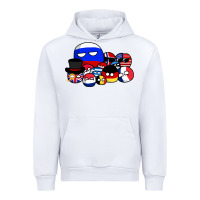 White countryballs pullover Urban Hoodie - tuanDangUi