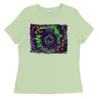 Matcha halloween witch hat backgraund Ladies Tee - RanaPortraitStore