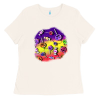 Bone halloween candy  patches Ladies Tee - BundleAndBundleShop