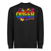 Black queer Heavyweight Sweatshirt - FaDigitalArtStudio