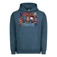 Pigment Midnight Navy tastes like freedom Urban Hoodie - BarkalooDesign