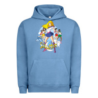 Pigment Pebble Blue saban moon Urban Hoodie - tuanDangUi