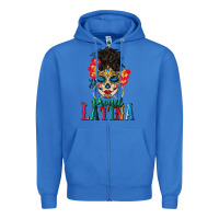 True Royal proud latina Zipper Hoodie - BundleAndBundleShop
