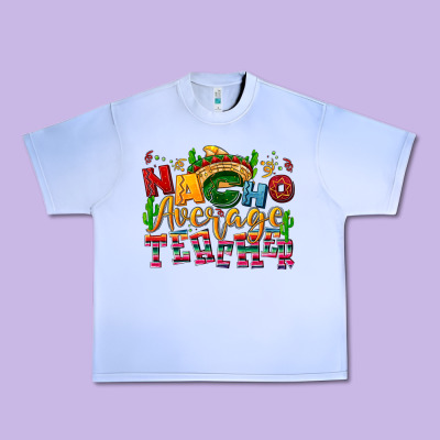 Nacho Average Teacher Urban Heavy Tee Designed By Nancycooperartshop
