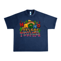 Navy Nacho average Teacher Urban Heavy Tee - NancyCooperArtShop