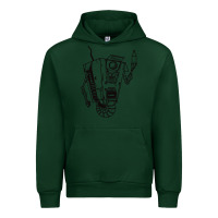 Forest Green b&w claptrap   borderlands Urban Hoodie - tuanDangUi
