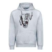 Heather Grey b&w claptrap   borderlands Urban Hoodie - tuanDangUi