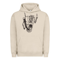 Pigment French Oak b&w claptrap   borderlands Urban Hoodie - tuanDangUi