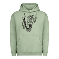 Pigment Oil Green b&w claptrap   borderlands Urban Hoodie - tuanDangUi