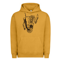 Pigment Peanut Butter b&w claptrap   borderlands Urban Hoodie - tuanDangUi