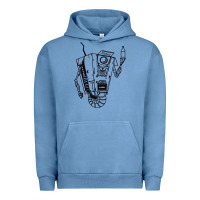Pigment Pebble Blue b&w claptrap   borderlands Urban Hoodie - tuanDangUi