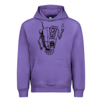 Tulip b&w claptrap   borderlands Urban Hoodie - tuanDangUi