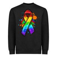 Black Pride ribbon Heavyweight Sweatshirt - FaDigitalArtStudio