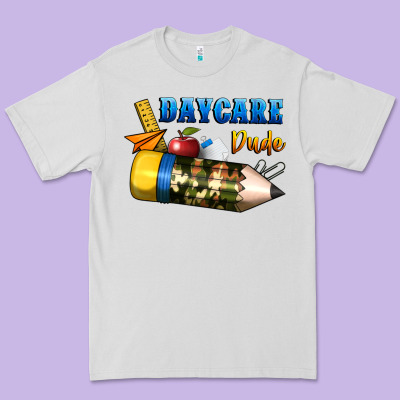 Daycare Dude Premium Tee Designed By Bundleandbundleshop