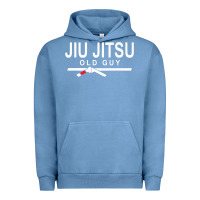 Pigment Pebble Blue Jiu Jitsu Old Guy Urban Hoodie - tuanDangUi
